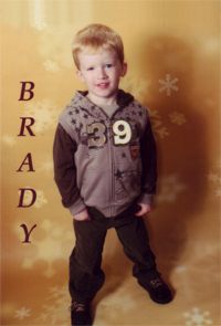 Brady at 3 years old